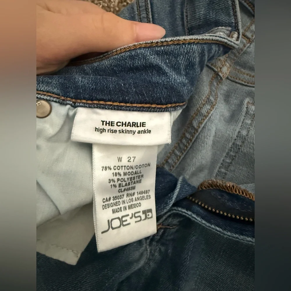 Joe’s women’s Charlie high rise skinny ankle jeans - Picture 3 of 5